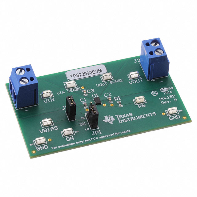 TPS22990EVM Texas Instruments  Cartes et kits d'évaluation et de démonstration